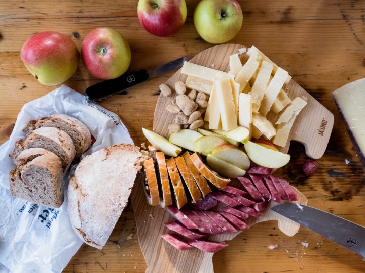 Die Trockenwurst in der Schweiz.